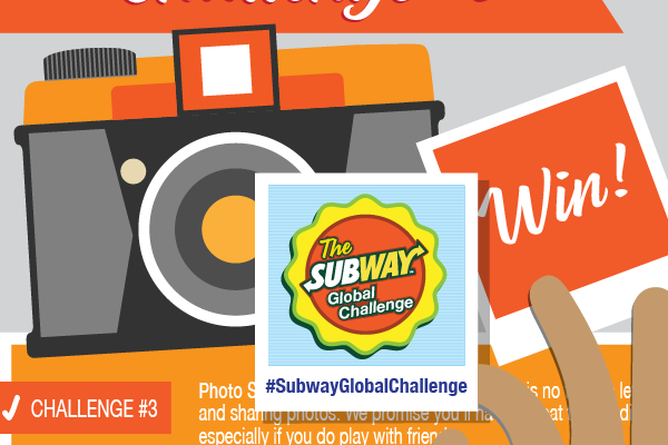 SUBWAY® Global Challenge - Challenge 3 promotion